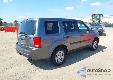 2010 Honda Pilot Lx from USA, damaged, VIN 5FNYF4H29AB023861